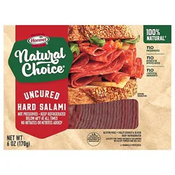 Hormel Natural Choice Hard Uncured Salami - 6 Oz