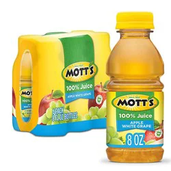 Motts Juice 100% Apple White Grape - 6-8 Fl. Oz.