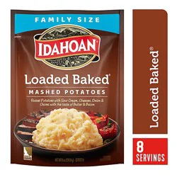 Idahoan Loaded Baked Mashed Potatoes Family Size Pouch - 8 Oz