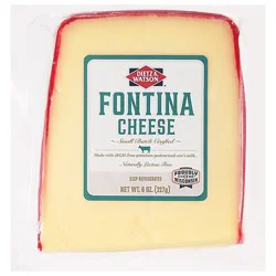 Dietz & Watson Originals Cheese Fontina Danish Wedge - 8 Oz