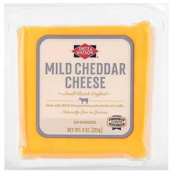 Dietz & Watson Originals Mild Yellow Cheddar Cheese Block 8 Oz