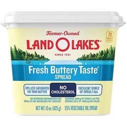 Land O Lakes Fresh Buttery Taste Spread Tub - 15 Oz