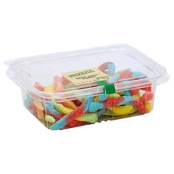 Neon Sour Worms - 12 Oz