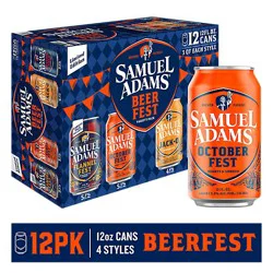 Samuel Adams Legends Of Fall Seasonal Variety Pack Beer Cans - 12-12 Fl. Oz.
