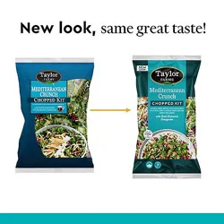 Taylor Farms Mediterranean Crunch Chopped Salad Kit Bag - 11 Oz