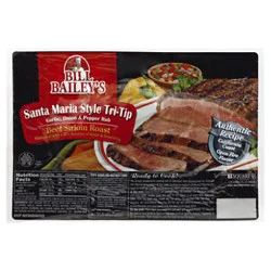 Bill Bailey's Beef Sirloin Tri Tip Roast Santa Maria Style - 2 Lb