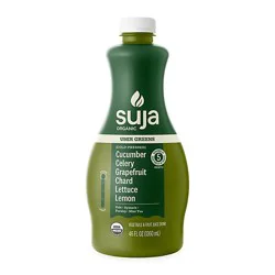 Suja Organic Uber Greens Cold Pressed Juice Drink Bottle - 46 Fl. Oz.