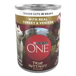 Purina One True Instinct Turkey And Venison Wet Dog Food - 13 Oz