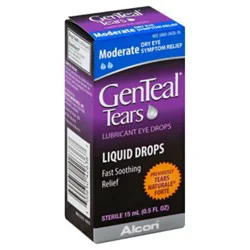 Genteal Tears Eye Drops Lubricant Moderate - 0.5 Fl. Oz.