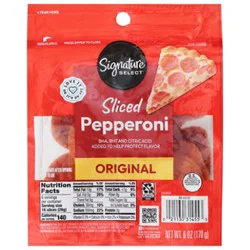 Signature Select Sliced Original Pepperoni - 6 Oz