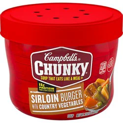 Campbells Chunky Soup Sirloin Burger With Country Vegetables - 15.25 Oz