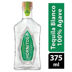 Hornitos Tequila Plata 80 Proof - 375 Ml