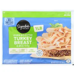 Signature Select Oven Roasted Turkey Breast - 16 Oz