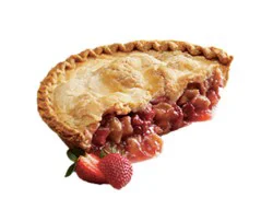 Bakery Pie Strawberry Rhubarb 1/2 - Each