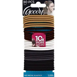 Goody Ouchless Java Bean Elastics W Bonus Ribbon - 30 Count