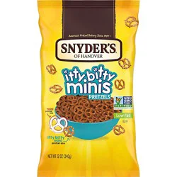 Snyder's Of Hanover Itty Bitty Minis Pretzels - 12 Oz