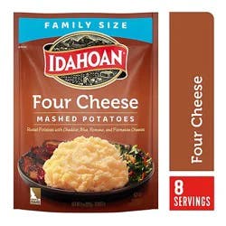 Idahoan Four Cheese Mashed Potatoes Family Size Pouch - 8 Oz