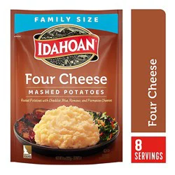 Idahoan Four Cheese Mashed Potatoes Family Size Pouch - 8 Oz