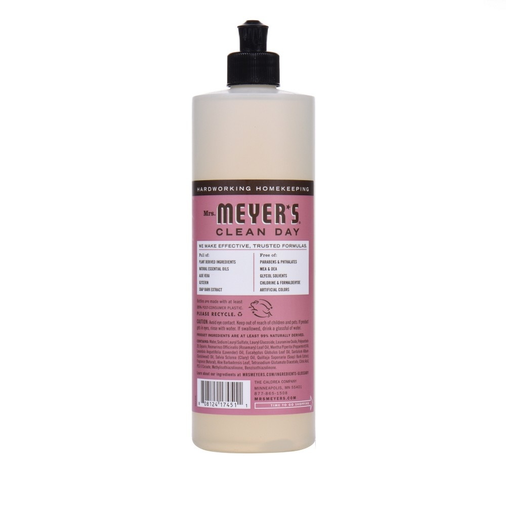 slide 2 of 3, Mrs. Meyer's Clean Day Rosemary Liquid Dish Soap, 
