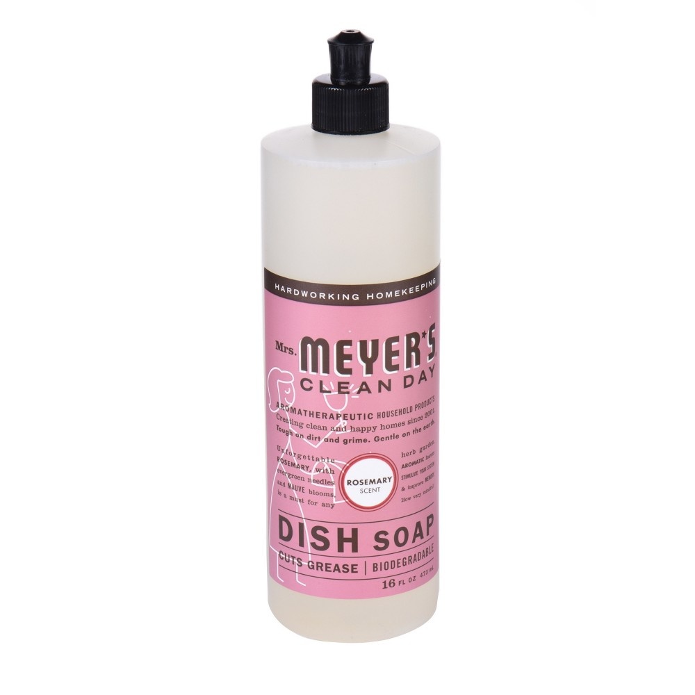 slide 3 of 3, Mrs. Meyer's Clean Day Rosemary Liquid Dish Soap, 