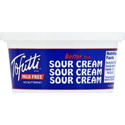 Tofutti Imitation Sour Cream Milk Free - 12 Oz