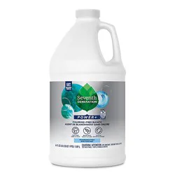 Seventh Generation Bleach Chlorine Free 3in1 Free & Clear - 64 Oz