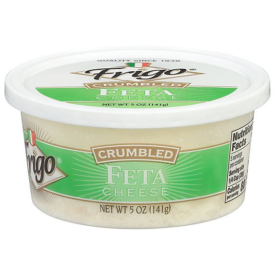 slide 1 of 1, Frigo Cheese Feta Crumbled - 5 Oz, 5 oz