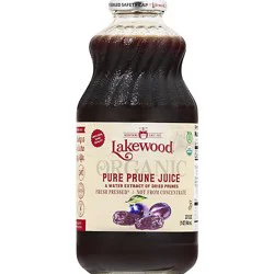 Lakewood Organic 100% Juice Pure Prune - 32 Fl. Oz.