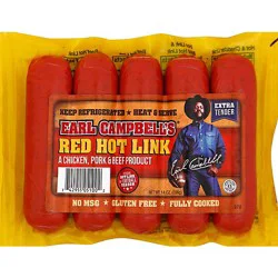 Earl Campbell Red Hot Links - 14 Oz