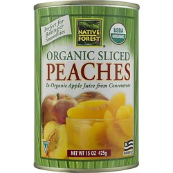 Native Forest Organic Peaches Sliced - 15 Oz