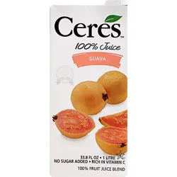 Ceres Guava 100% Fruit Juice Blend No Sugar Added - 1 Liter