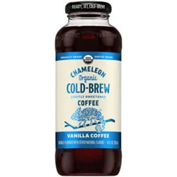 Chameleon Organic Lightly Sweetened Vanilla Flavored Cold Brew Coffee - 10 Fl. Oz.