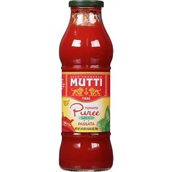 Mutti Tomato Puree With Basil - 24.5 Oz
