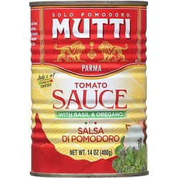Mutti Tomato Sauce With Basil & Oregano - 14 Oz