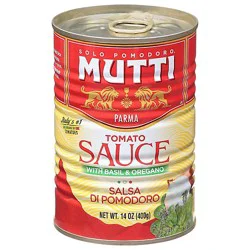 Mutti Tomato Sauce With Basil & Oregano - 14 Oz