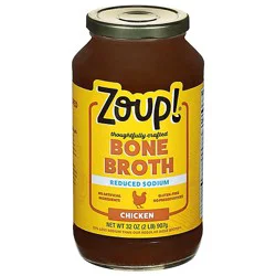 Zoup Good Really Good Bone Broth Chicken Low Sodium - 31 Oz
