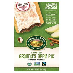 Nature's Path Organic Frosted Granny's Apple Pie Toaster Pastries - 6 Count
