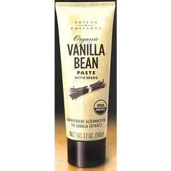 Taylor & Colledge Paste Organic Vanilla Bean With Seeds - 1.7 Oz