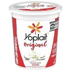 Yoplait Yogurt Low Fat Original Smooth Style Vanilla - 2 Lb