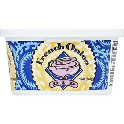 Creamland French Onion Dip Plastic Cup - 12 Oz