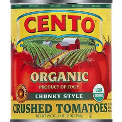Cento Organic Crushed Tomato - 28 Oz