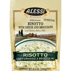 Alessi Cheese And Brocollini Risotto Rice - 6.5 Oz