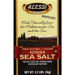 Alessi Kosher Coarse Sea Salt - 1 Lb