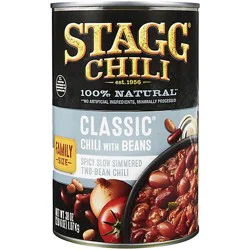 Stagg Chili With Beans Classique Family Size - 38 Oz