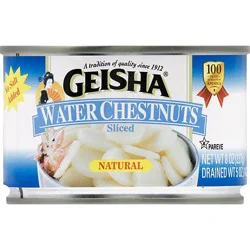 Geisha Water Chestnuts Sliced - 8 Oz
