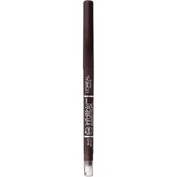 L'oreal Paris Infallible Never Fail Black Brown Pencil Eyeliner With Built In Sharpener - 0.01 Oz