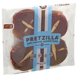 Pretzilla Buns Burger Soft Pretzel - 12.8 Oz