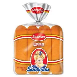 Sunbeam Hot Dog Buns Enriched White Bread Hot Dog Buns - 8 Count