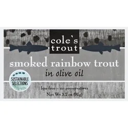 Coles Trout Trout Smoked Rainbow Boneless - 3.2 Oz