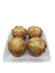 Bakery Muffins Lemon Poppyseed 4 Count - Each
